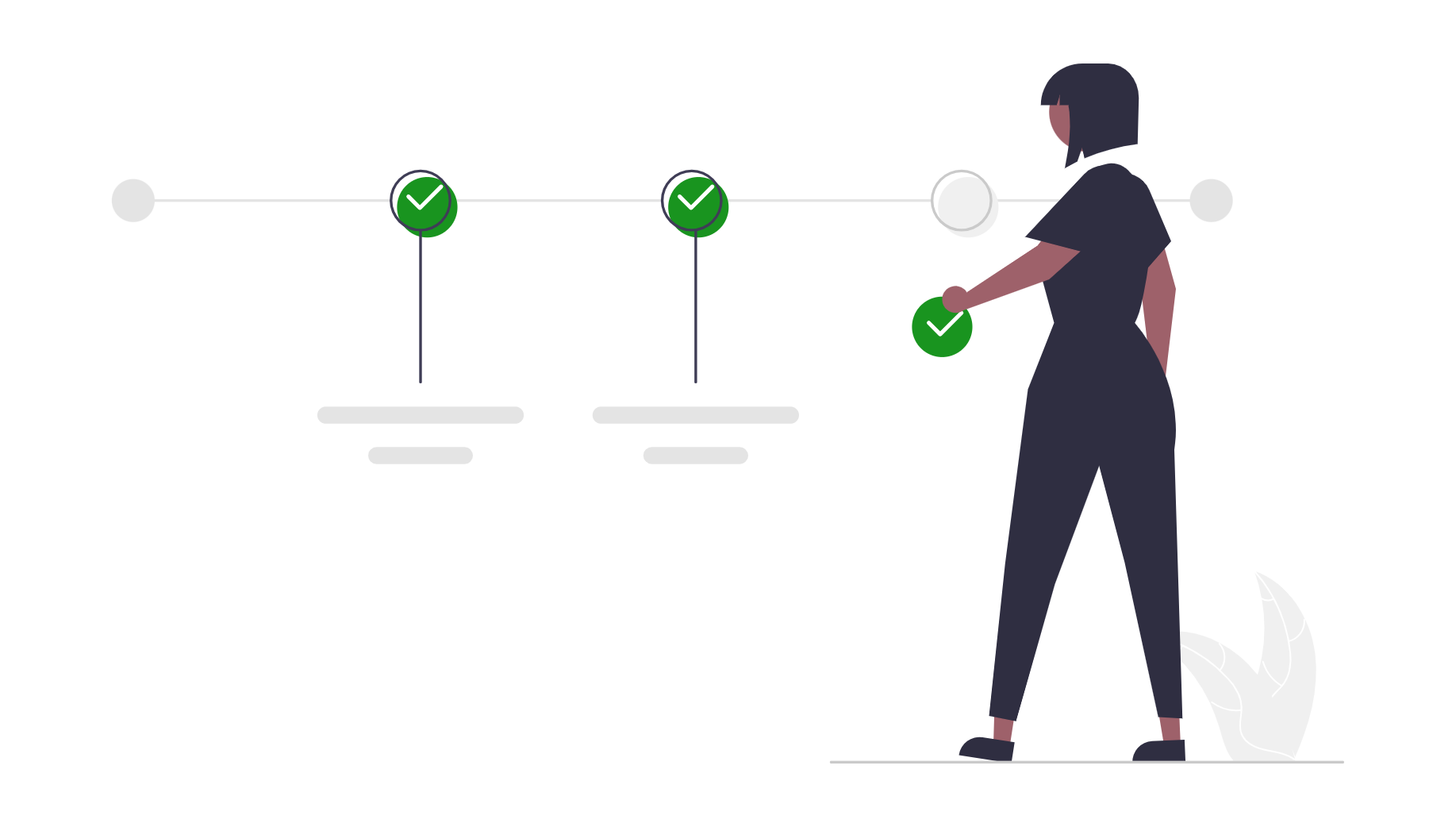 Simple process illustration
