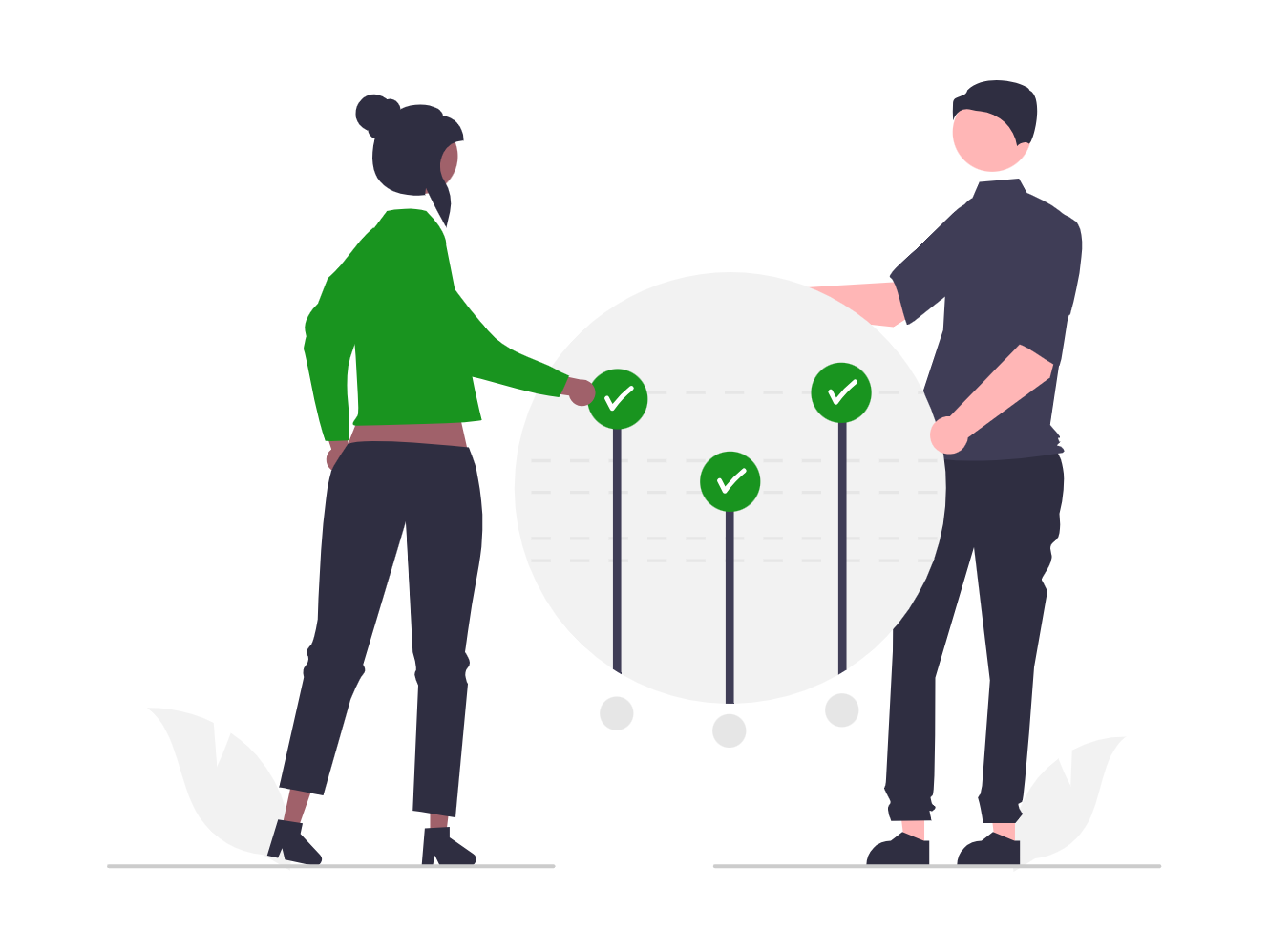 Sustainable technology illustration